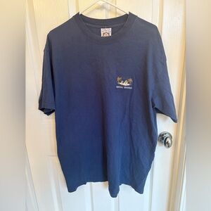Yacht Club Nasseau Bahamas Navy Blue Shirt Size X Large